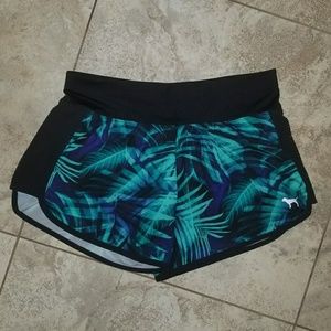 Tropical print ultimate running shorts